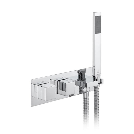 Vado Notion Tablet Io 2 Outlet Thermostatic Valve with All-Flow + Integrated Mini Kit - Unbeatable Bathrooms