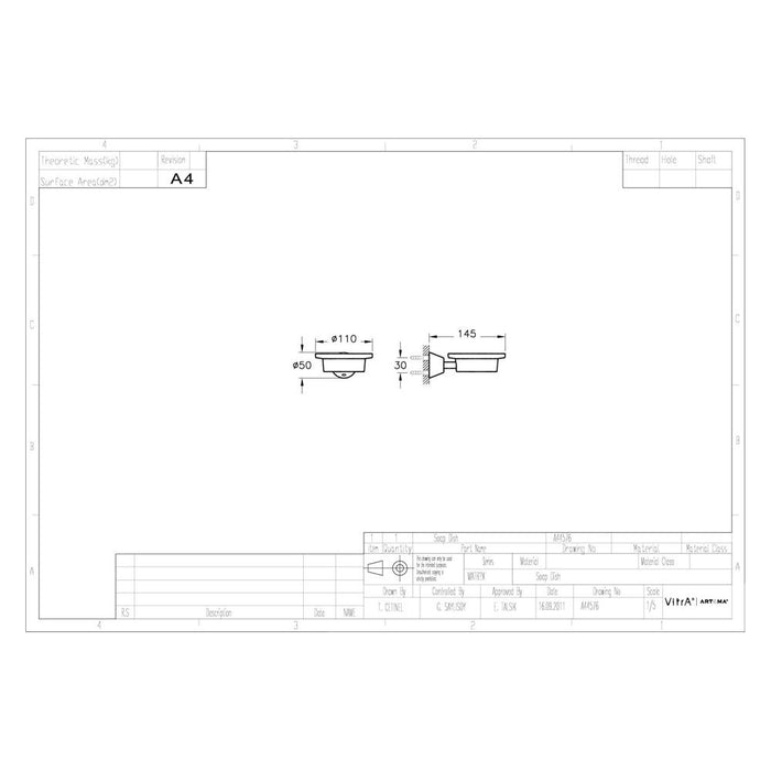 Vitra Matrix Soap Dish - Unbeatable Bathrooms