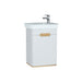 Vitra Sento 500mm Vanity Unit - Wall Hung 1 Door Unit - Unbeatable Bathrooms