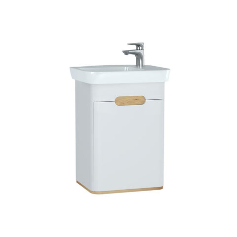 Vitra Sento 500mm Vanity Unit - Wall Hung 1 Door Unit - Unbeatable Bathrooms