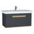Vitra Sento 650/800/1000mm Vanity Unit - Wall Hung 1 Drawer Unit - Unbeatable Bathrooms