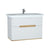 Vitra Sento 650/800/1000mm Vanity Unit - Wall Hung 2 Drawer Unit - Unbeatable Bathrooms