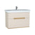 Vitra Sento 650/800/1000mm Vanity Unit - Wall Hung 2 Drawer Unit - Unbeatable Bathrooms