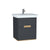Vitra Sento 650/800/1000mm Vanity Unit - Wall Hung 2 Drawer Unit - Unbeatable Bathrooms