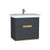 Vitra Sento 650/800/1000mm Vanity Unit - Wall Hung 2 Drawer Unit - Unbeatable Bathrooms