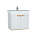 Vitra Sento 650/800/1000mm Vanity Unit - Wall Hung 2 Door Unit - Unbeatable Bathrooms