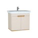 Vitra Sento 650/800/1000mm Vanity Unit - Wall Hung 2 Door Unit - Unbeatable Bathrooms