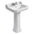 Ideal Standard Waverley 56cm Full Pedestal Basin - 1 & 2TH - Unbeatable Bathrooms