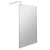 Hudson Reed Glass Chrome Wetroom Screens - Unbeatable Bathrooms