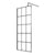 Hudson Reed Glass Blck Frame Wetroom - Unbeatable Bathrooms