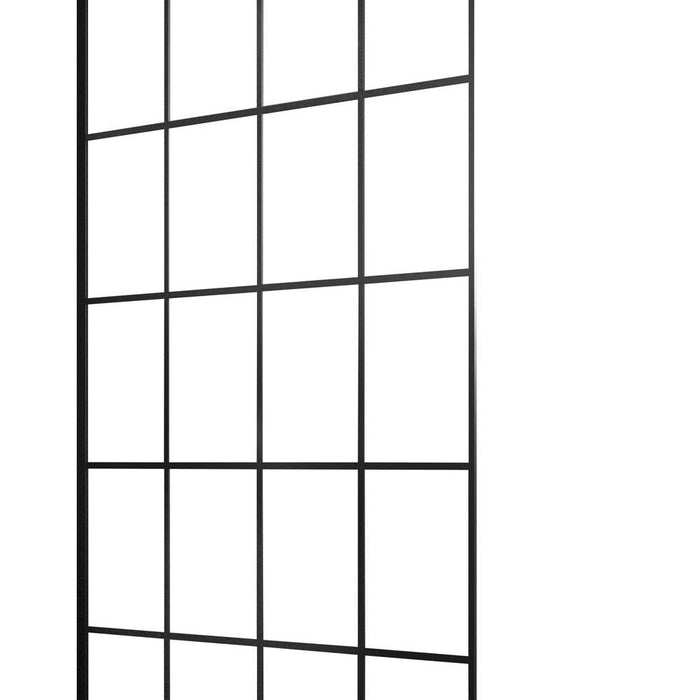 Hudson Reed Glass Blck Frame Wetroom - Unbeatable Bathrooms