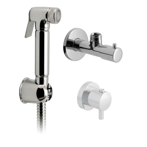 Bliss Luxury Wall Mounted Shattaf Kit with Concealed Thermostatic Mixing Valve & Angle Valve - Unbeatable Bathrooms