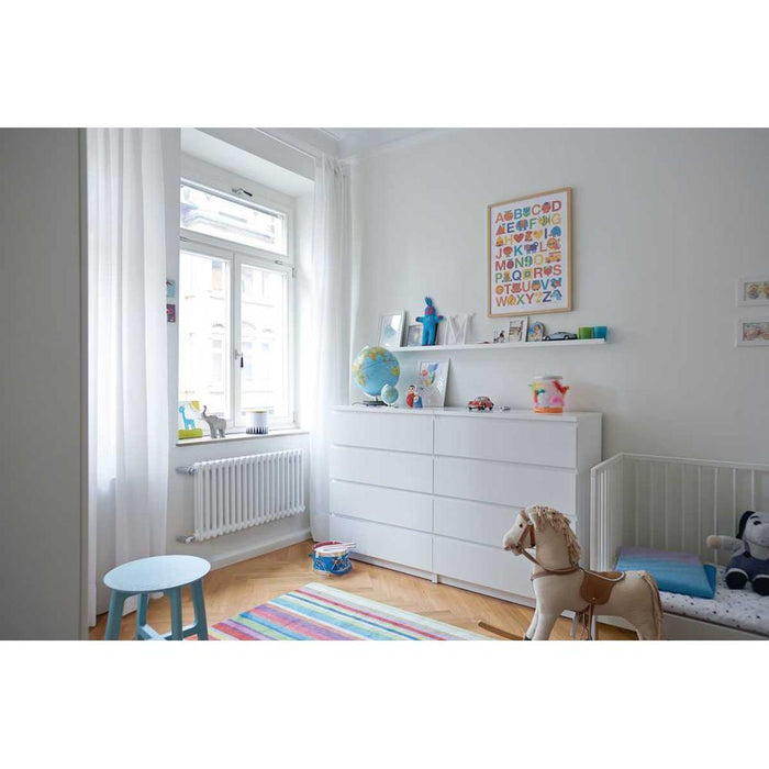 Zehnder Charleston 600x858mm 3 Column Central Heating Radiator - Unbeatable Bathrooms