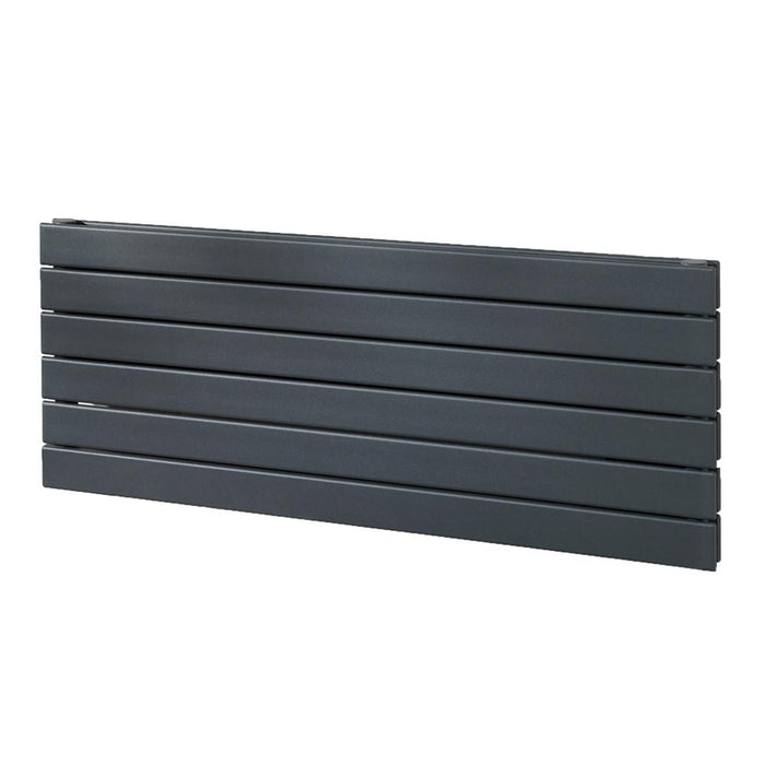 Zehnder Roda Horizontal Single Panel Central Heating Radiator with 8 Tubes - Unbeatable Bathrooms