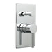 Vado Zoo Back Plate Wall Mounted Concealed Manual Shower Valve with Diverter - Unbeatable Bathrooms